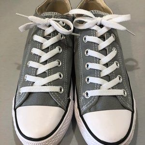 Gray Converse All Star Low Top Sneakers